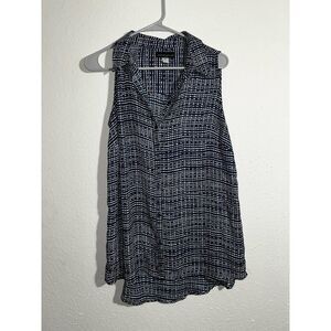 Simply styled by sears button down tank top